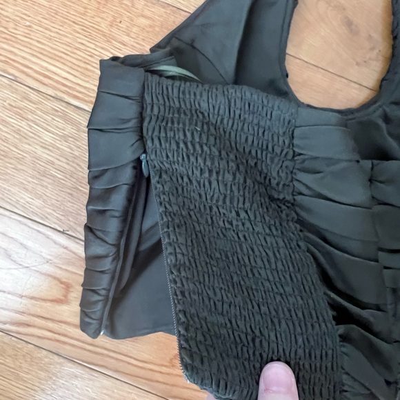 Zara satin effect draped halter - Picture 5 of 7